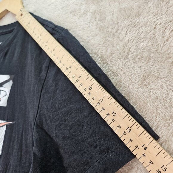 Nike Air T-Shirt Anime Graphic Print The Nike Tee Short Sleeve Mens Size S Black - Picture 7 of 10